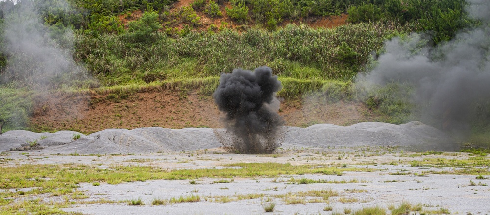 Going out with a bang - Explosive Ordnance Disposal demolition range