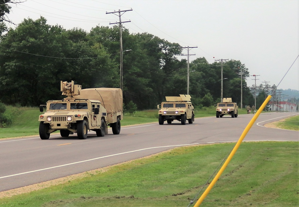 July 2021 training operations for mobilization exercise Pershing Strike 2021