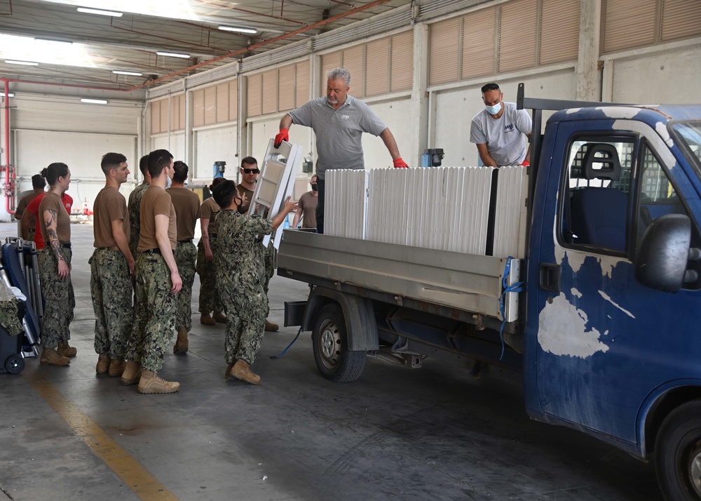 NAS Sigonella receives Afghan evacuees
