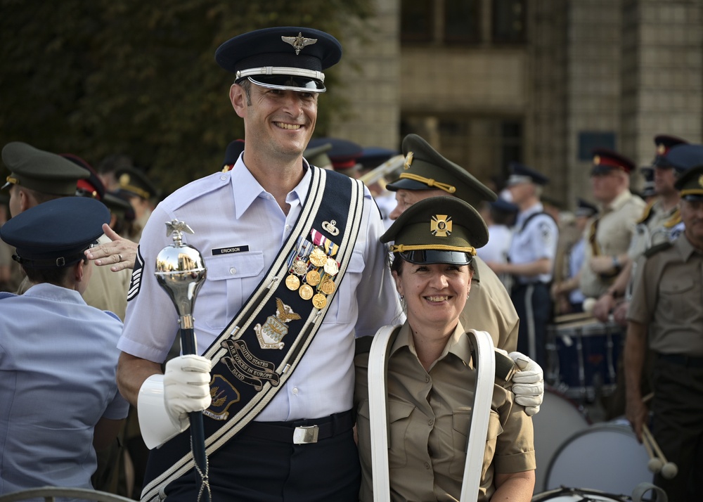USAFE Band performs alongside the National Presidential Orchestra of Ukraine