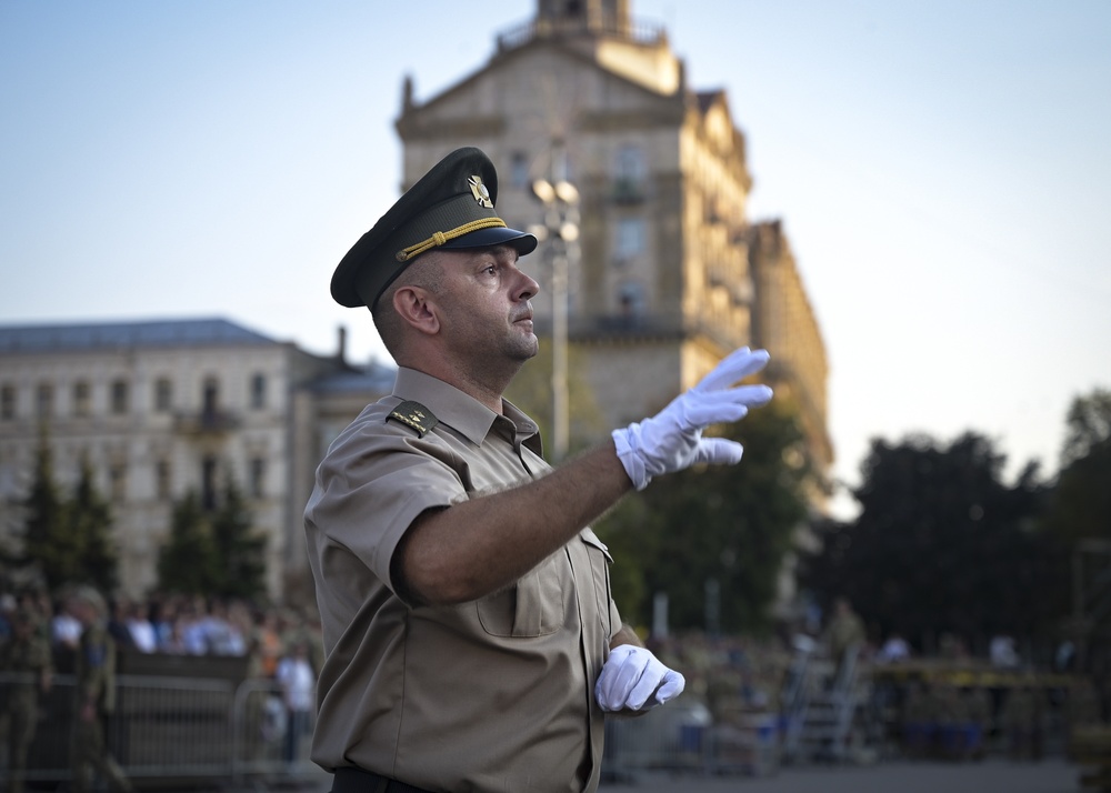 USAFE Band performs alongside the National Presidential Orchestra of Ukraine