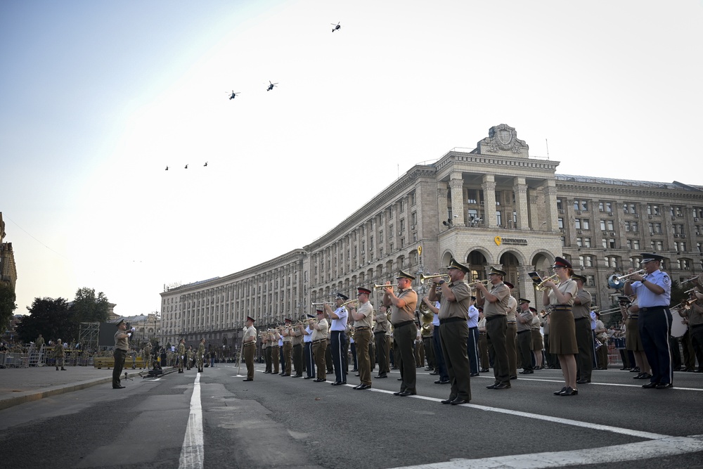 USAFE Band performs alongside the National Presidential Orchestra of Ukraine