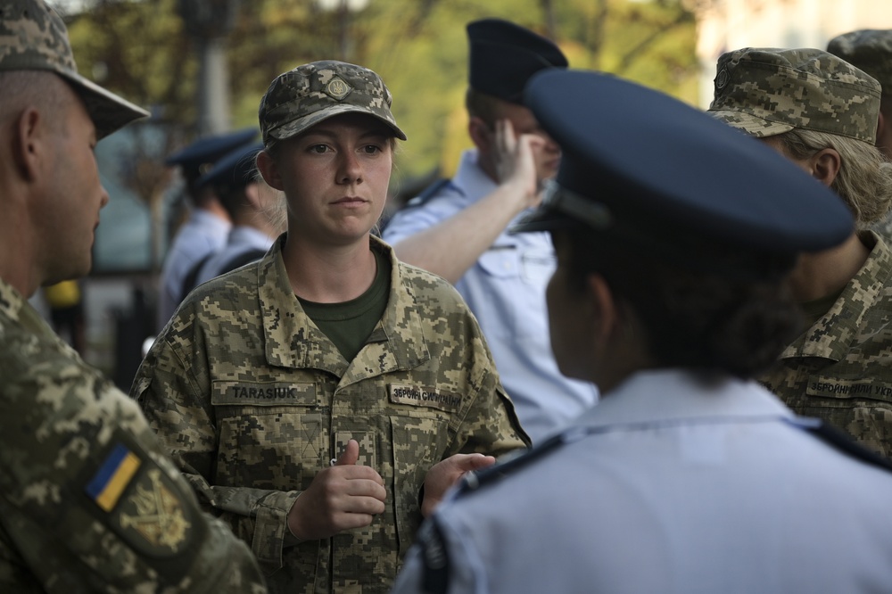 USAFE Band performs alongside the National Presidential Orchestra of Ukraine