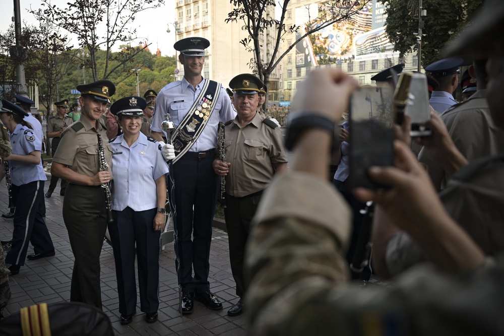 USAFE Band performs alongside the National Presidential Orchestra of Ukraine