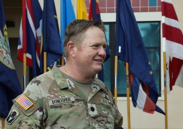 The 411th Engineer Battalion holds Change of Command Ceremony