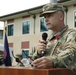 The 303rd Maneuver Enhancement Brigade holds a Change of Command Ceremony