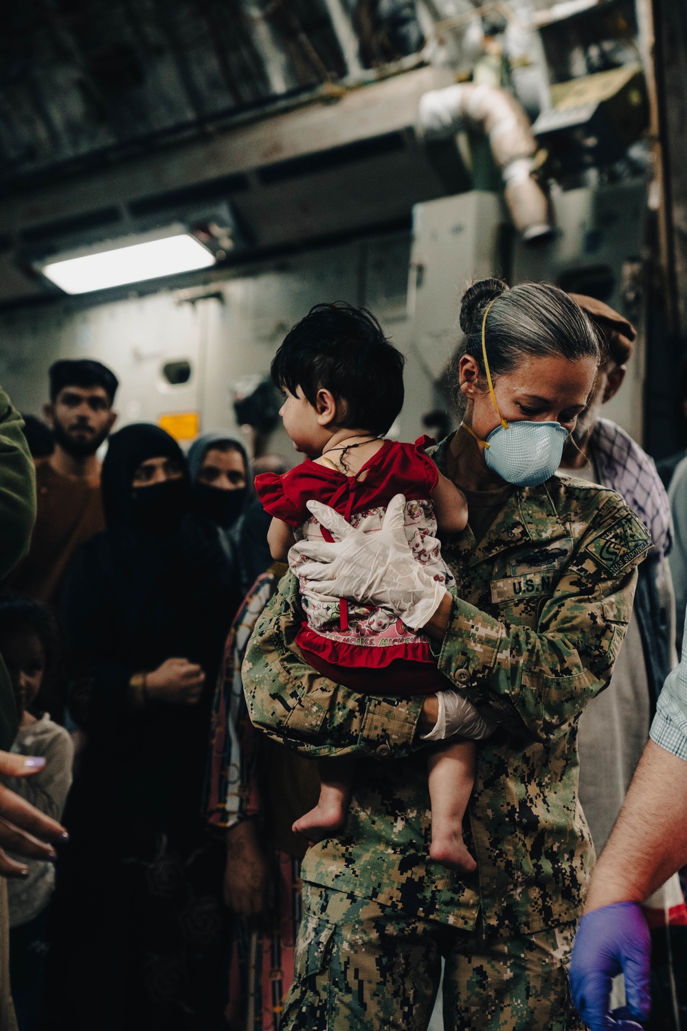 Afghanistan Evacuees arrive at NAS Sigonella