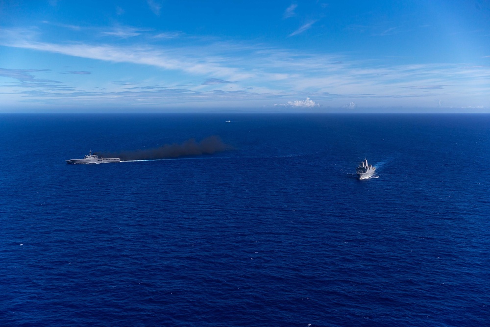 USS New Orleans Operates with JS Shimokita during Noble Union