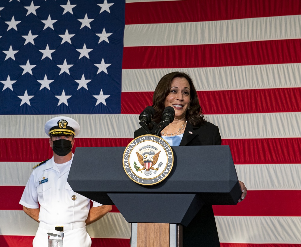 Vice President Harris visits USS Tulsa (LCS 16) in Singapore