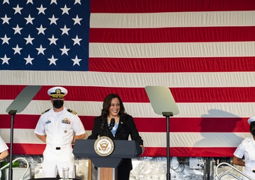 Vice President Harris visits LCS in Singapore