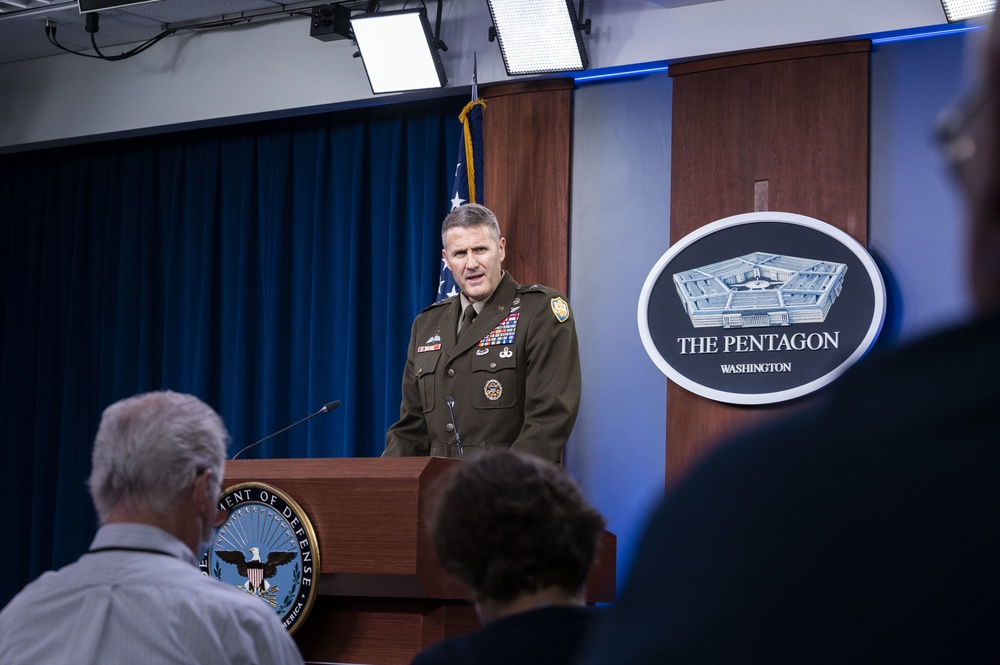 Pentagon Press Briefing