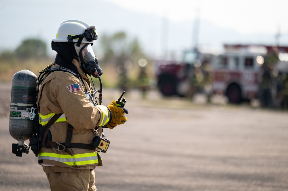 KAFB Fire Department conducts multi-agency live fire training exercise