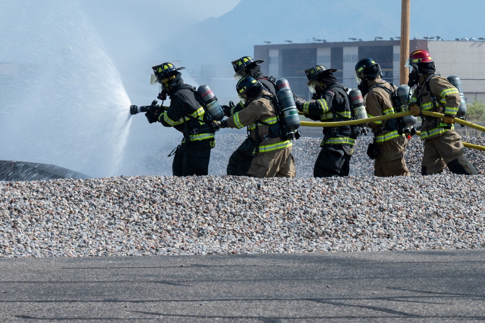 KAFB Fire Department conducts multi-agency live fire training exercise