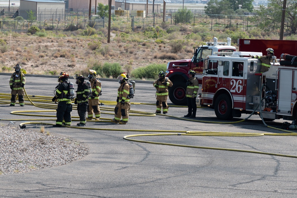 KAFB Fire Department conducts multi-agency live fire training exercise