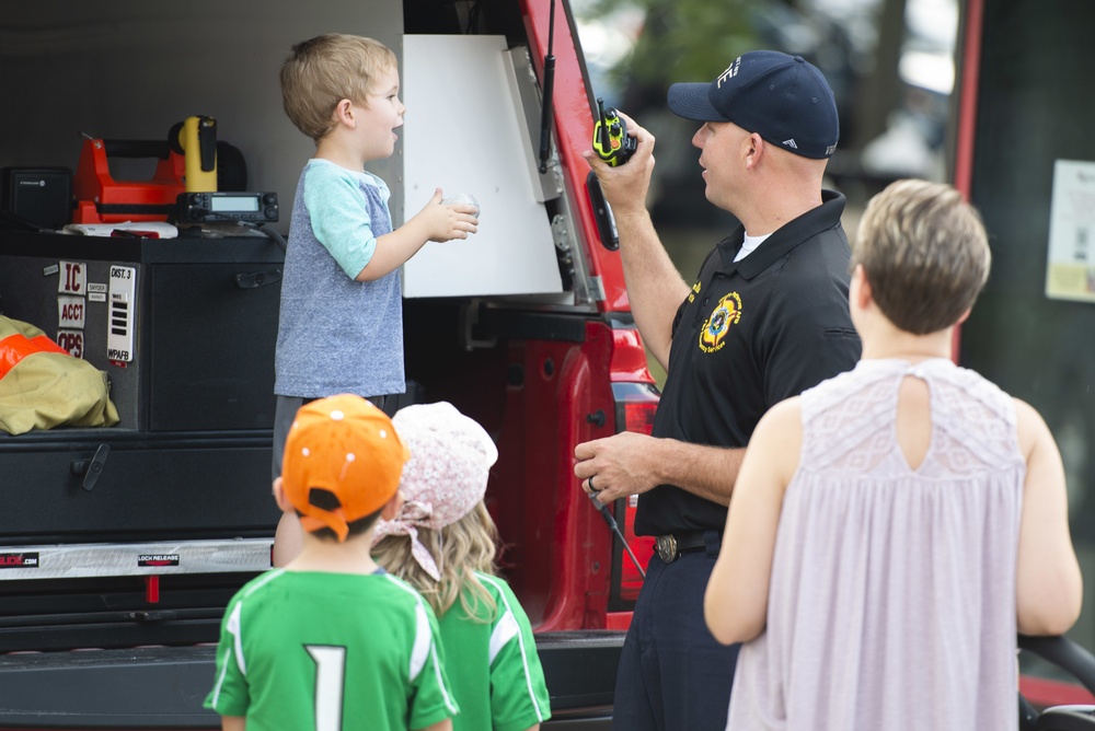 Wright-Patt Participates in Dayton Development Coalition’s Hometown Heroes Event with the Dayton Dragons