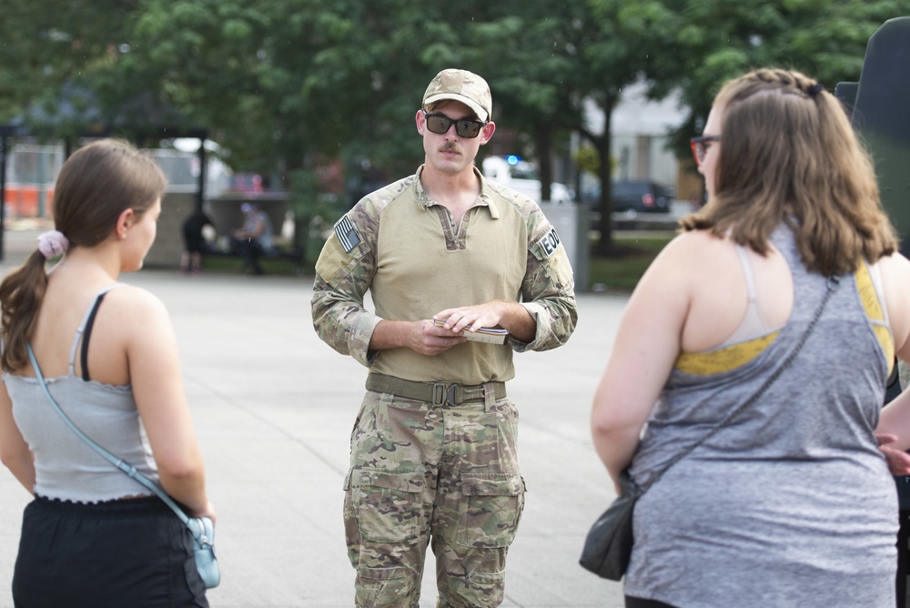 Wright-Patt Participates in Dayton Development Coalition’s Hometown Heroes Event with the Dayton Dragons