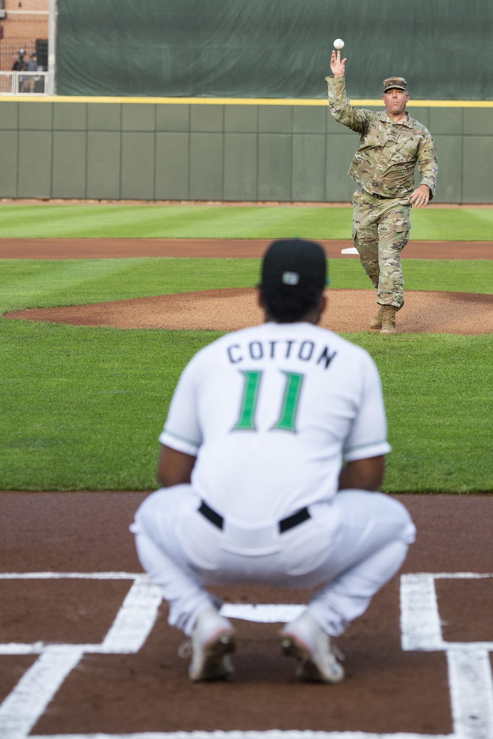 Wright-Patt Participates in Dayton Development Coalition’s Hometown Heroes Event with the Dayton Dragons