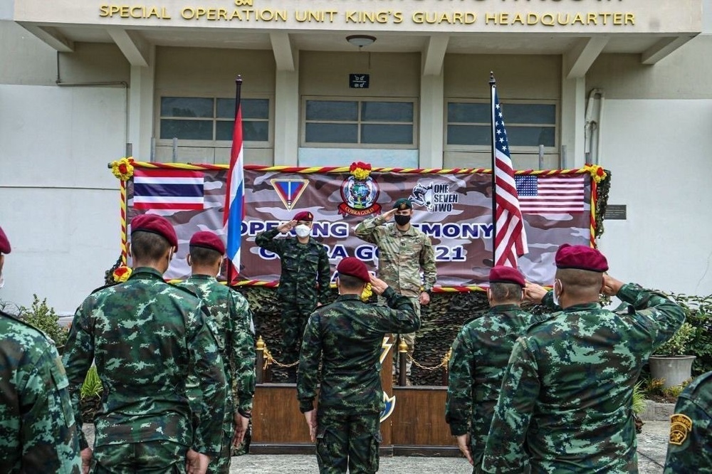 Cobra Gold 21: 1st Special Forces Group (Airborne) and Royal Thai conduct opening ceremony