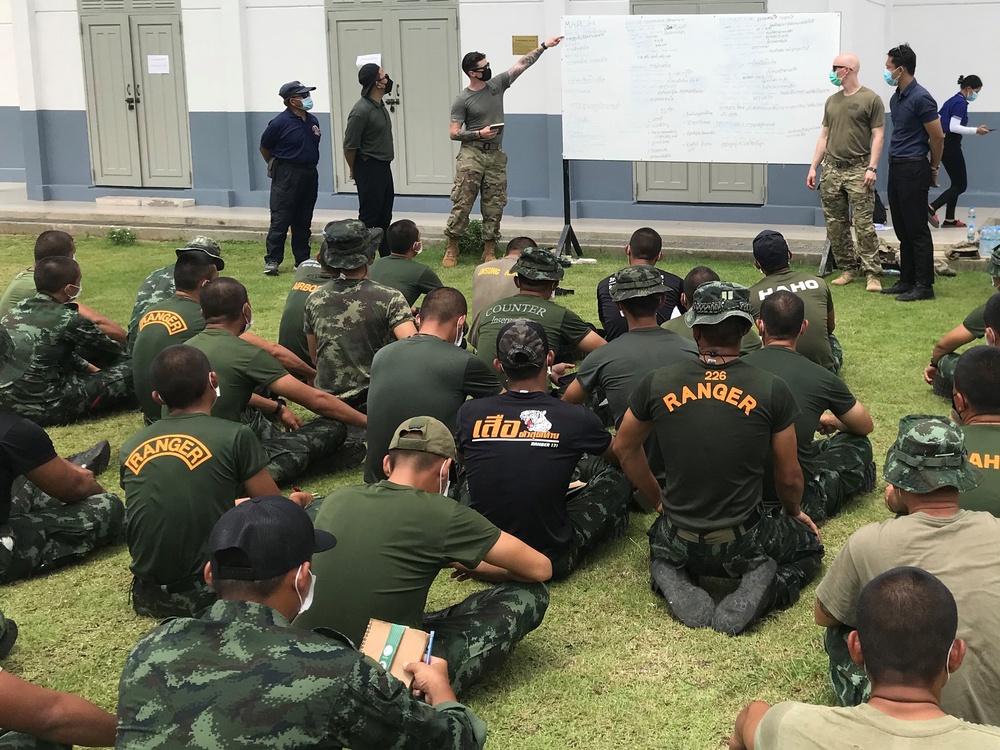 Cobra Gold 21: 1st Special Forces Group (Airborne) and Royal Thai conduct tactical combat casualty care training