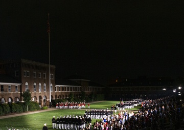 Barracks Marines conduct penultimate Friday Evening Parade of 2021 season