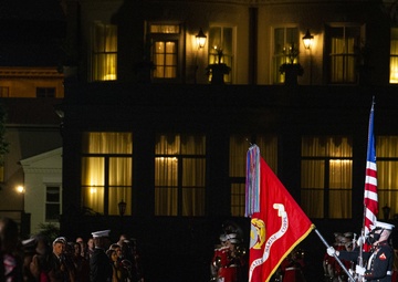 Barracks Marines conduct penultimate Friday Evening Parade of 2021 season