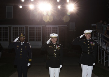 Barracks Marines conduct penultimate Friday Evening Parade of 2021 season