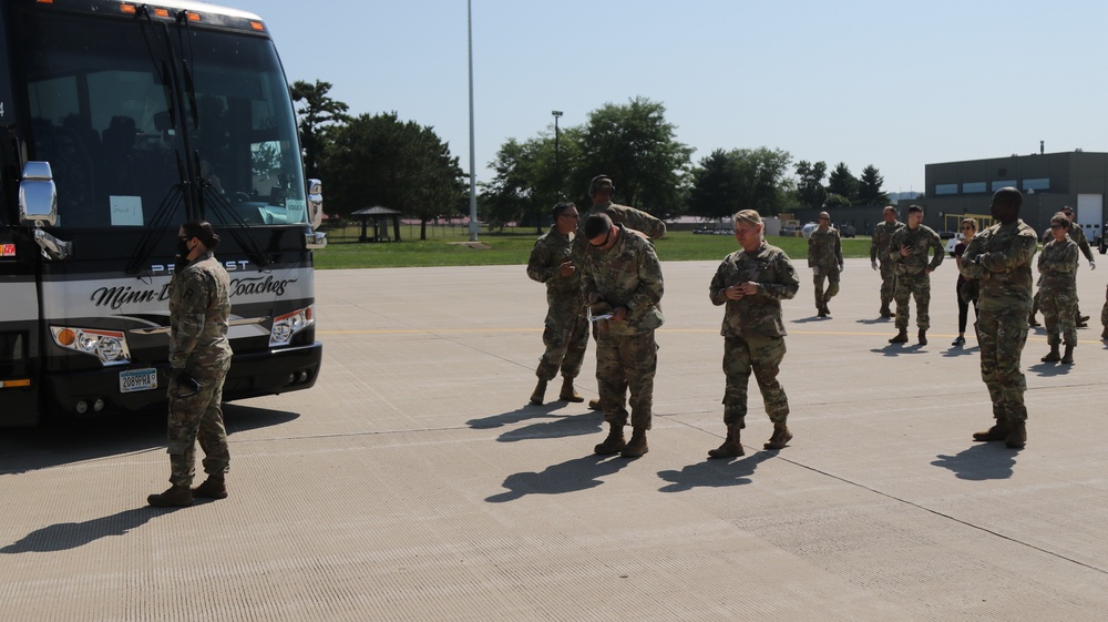 Unloading the Plane at Volk Field