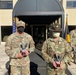 Staff Sgt. Juan Martinez and Spc. Joseph Twomey received their trophies for Fort Eustis Best NCO and Soldier of the Year