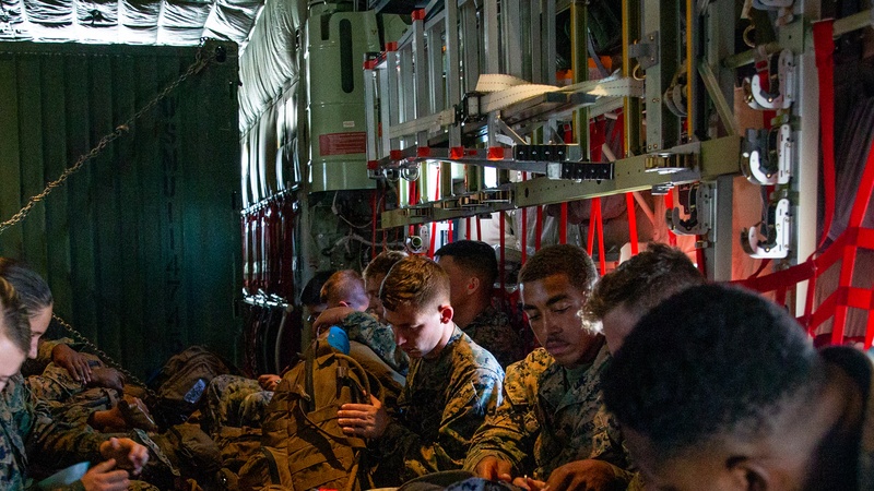 2nd Marine Aircraft Wing Marines deploy in support of Haiti disaster-relief operations