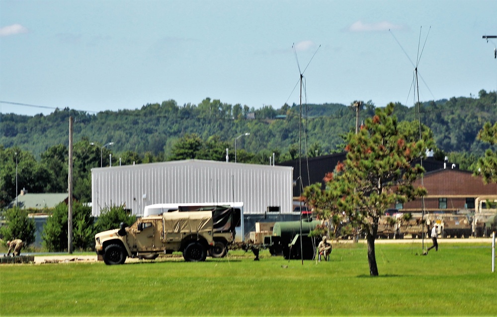 Signal Soldiers support Grecian Firebolt 2021 during CSTX at Fort McCoy