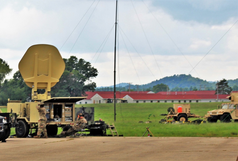 Signal Soldiers support Grecian Firebolt 2021 during CSTX at Fort McCoy