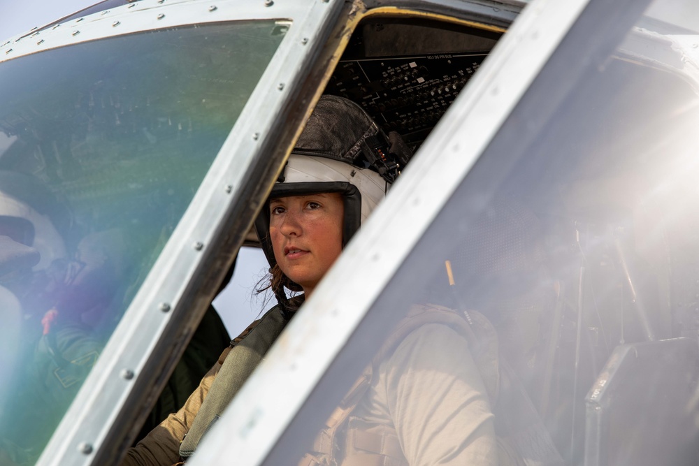 HSC-26 Pilot Prepares for Flight Operations