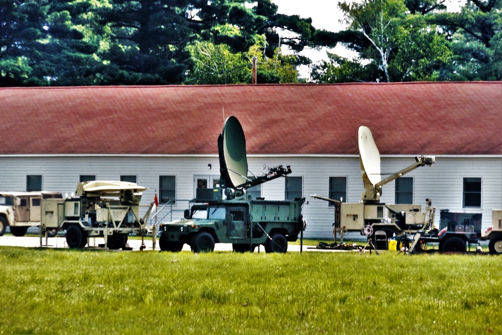 Signal Soldiers support Grecian Firebolt 2021 during CSTX at Fort McCoy