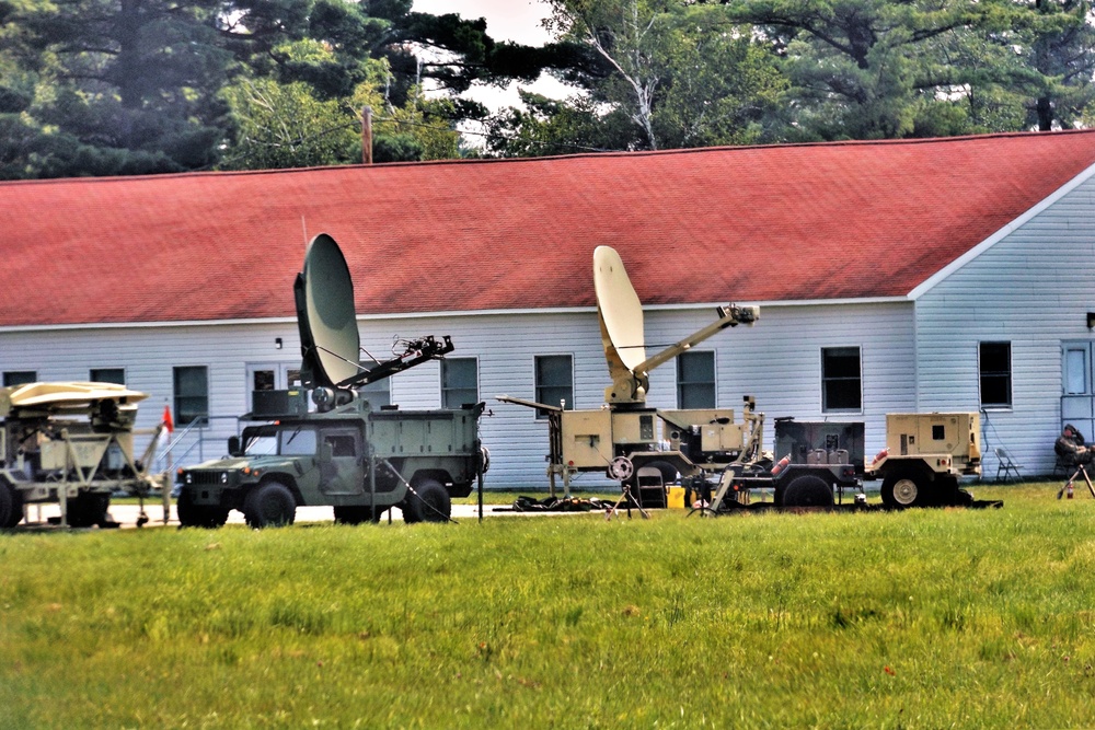 Signal Soldiers support Grecian Firebolt 2021 during CSTX at Fort McCoy