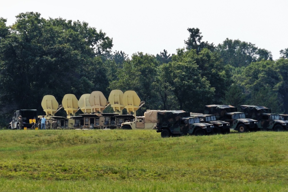 Signal Soldiers support Grecian Firebolt 2021 during CSTX at Fort McCoy