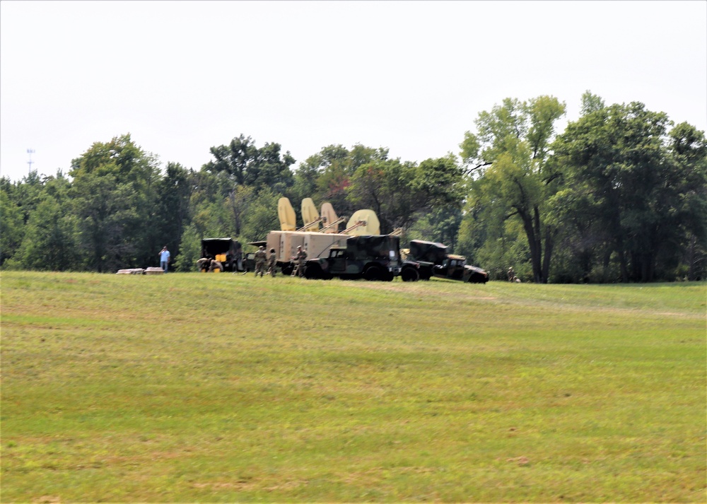 Signal Soldiers support Grecian Firebolt 2021 during CSTX at Fort McCoy