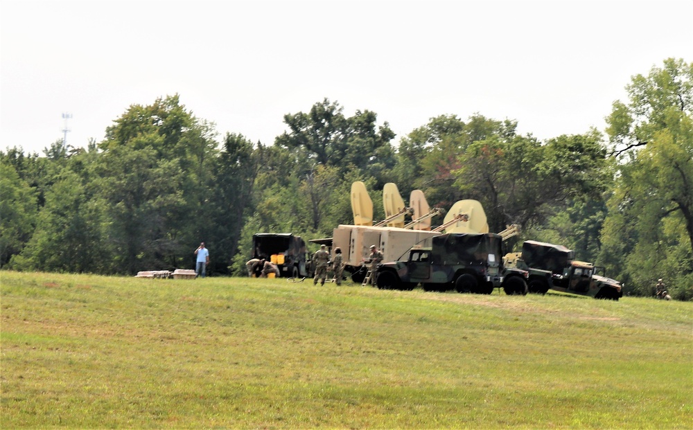 Signal Soldiers support Grecian Firebolt 2021 during CSTX at Fort McCoy