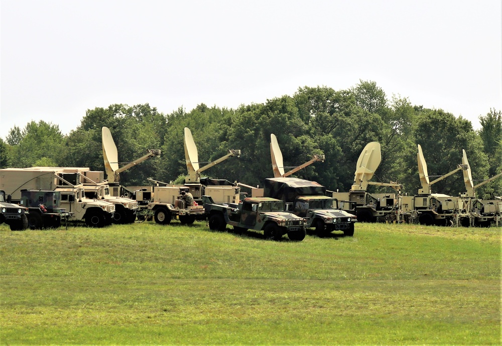 Signal Soldiers support Grecian Firebolt 2021 during CSTX at Fort McCoy