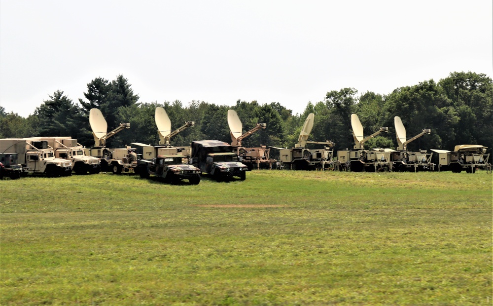 Signal Soldiers support Grecian Firebolt 2021 during CSTX at Fort McCoy