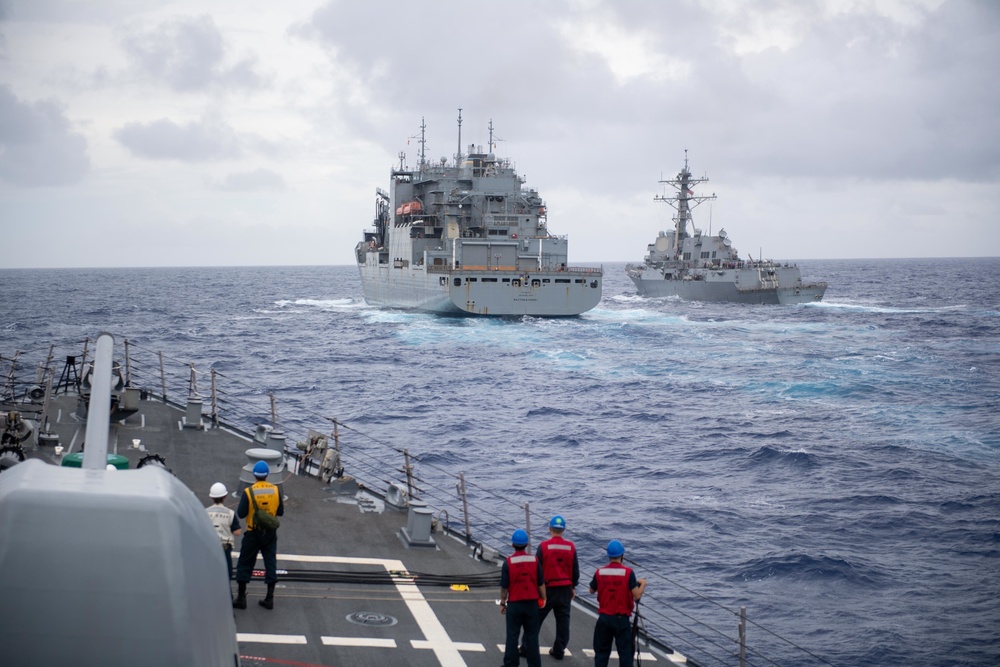 USS O'Kane (DDG 77) Conducts Replenishment-at-Sea