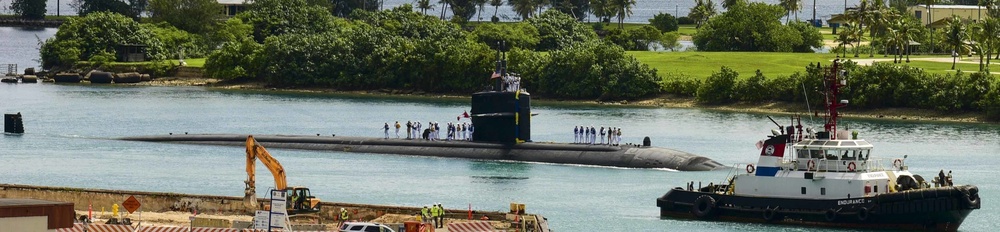 USS Oklahoma City Returns to Guam