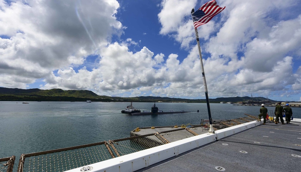 USS Oklahoma City Returns to Guam