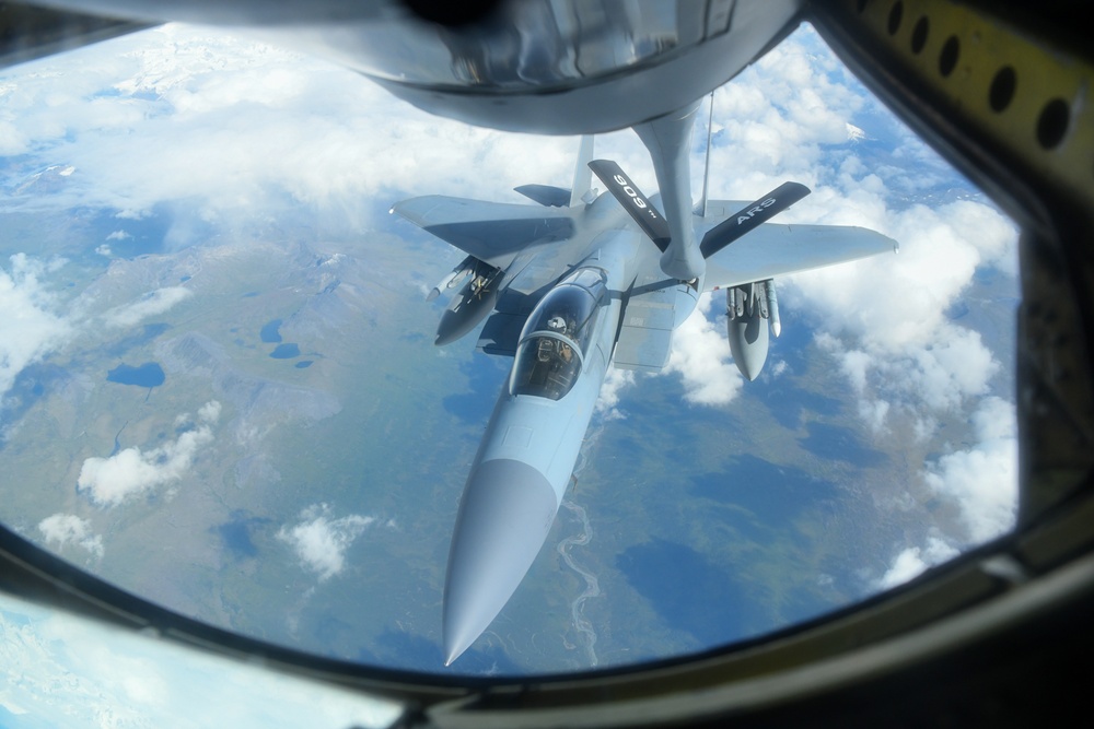 909th Air Refueling Squadron takes to the skies for RED FLAG-Alaska 21-3