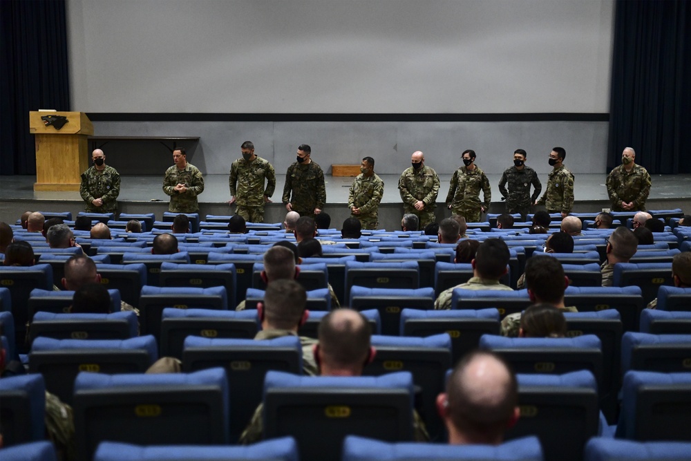 USFK CSM visits, mentors the Wolf Pack