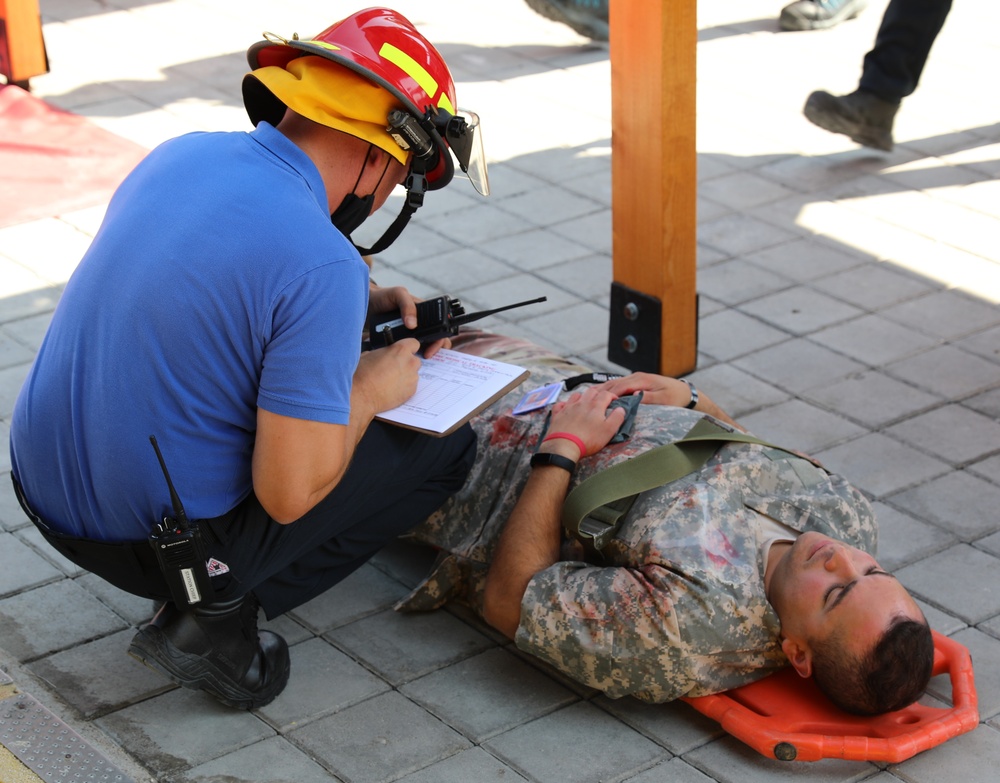 Active Shooter and Mass Casualty Exercise on Camp Bondsteel