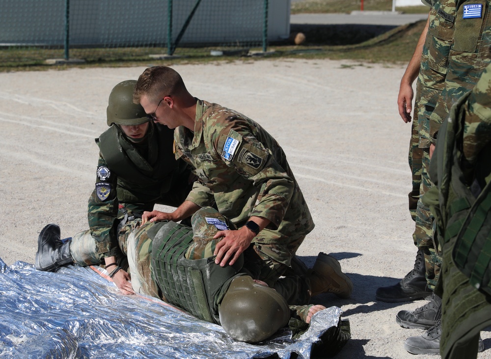 U.S. Army KFOR 29 Soldiers Host Combat Lifesaver Course in Kosovo