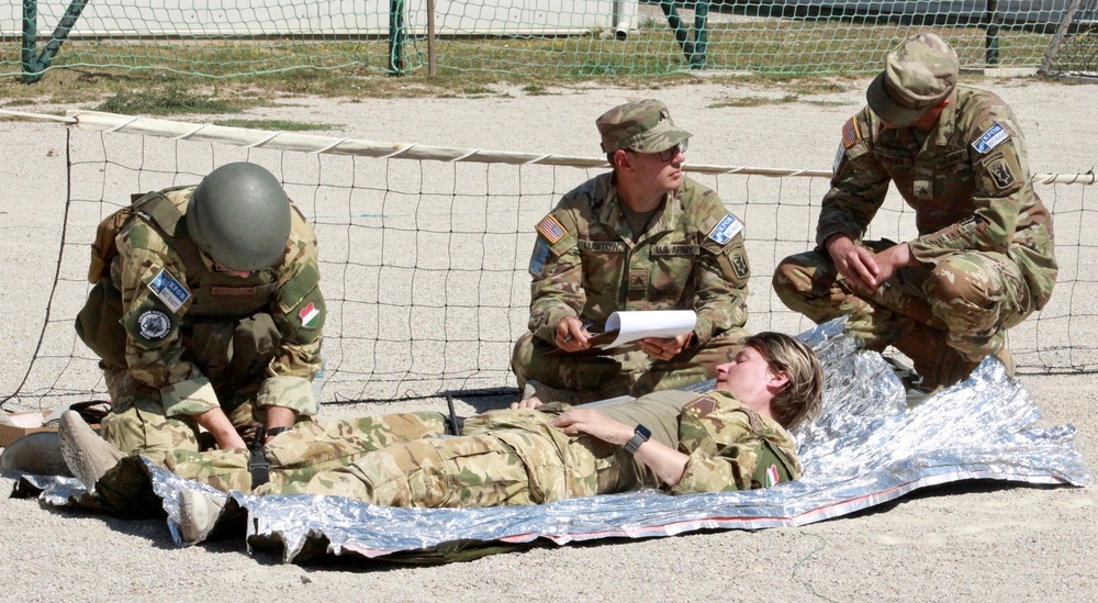 U.S. Army KFOR 29 Soldiers Host Combat Lifesaver Course in Kosovo