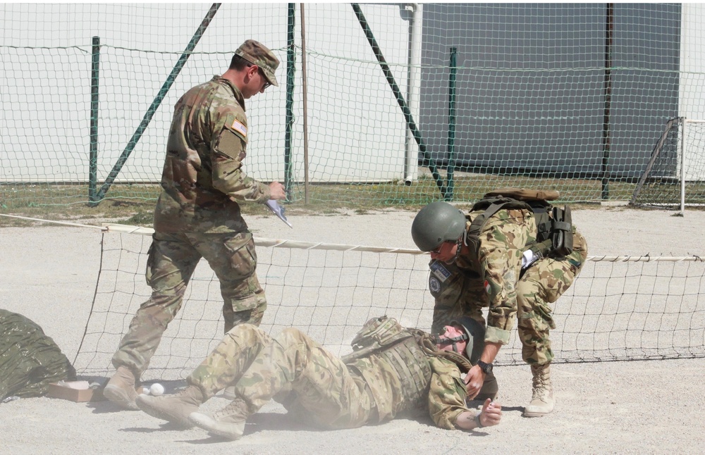 U.S. Army KFOR 29 Soldiers Host Combat Lifesaver Course in Kosovo