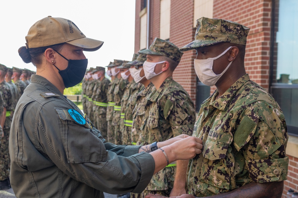 OCS 01-22 Junior Officer Candidate Pinning Ceremony