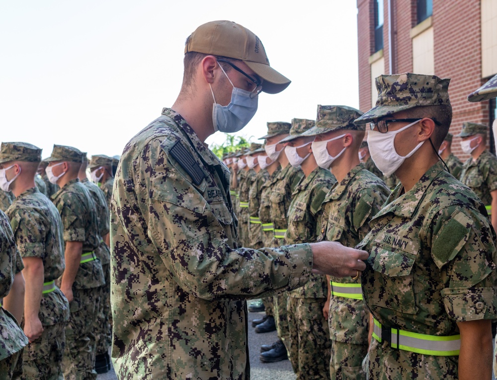 OCS 01-22 Junior Officer Candidate Pinning Ceremony